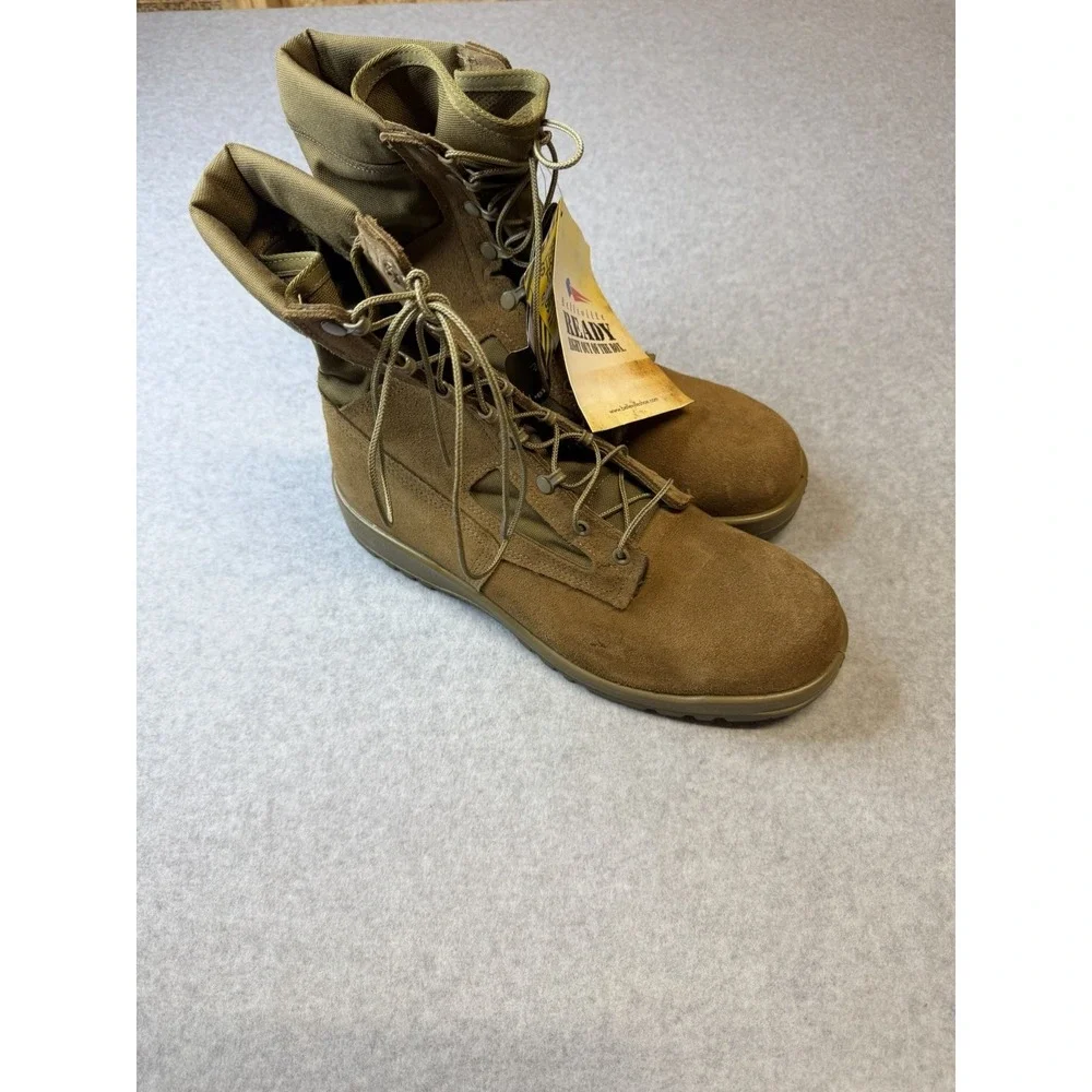 Belleville Hot Weather Combat Boots 551 ST 12.5 Coyote Desert Tan USA Military